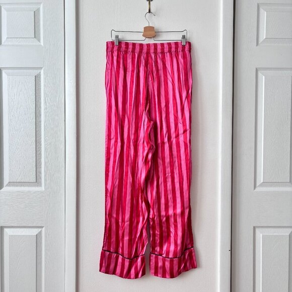 Free People Damson Madder Joni Striped Satin Pants - Picture 5 of 6